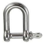 Ναυτικά κλειδιά τύπου D - INOX 316 Διαμ.Φ 5mm, 6mm, 8mm, 10mm